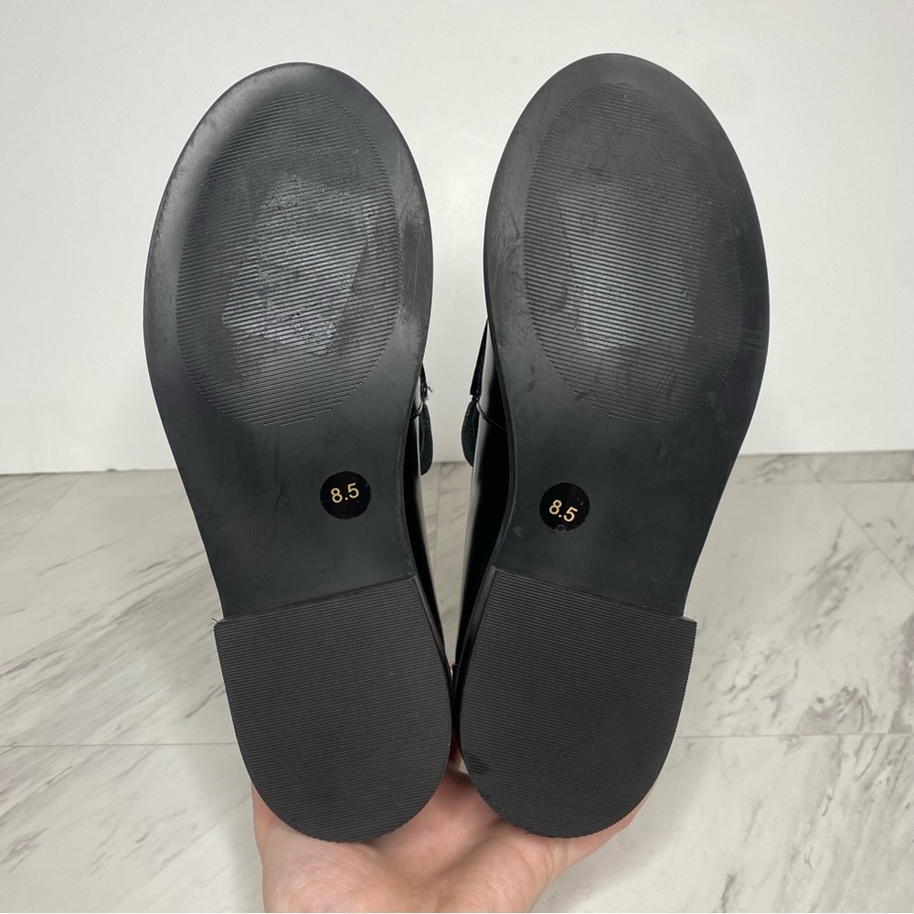 Steve Madden Larusso Black Leather Loafer 8 1/2 M - Picture 13 of 14